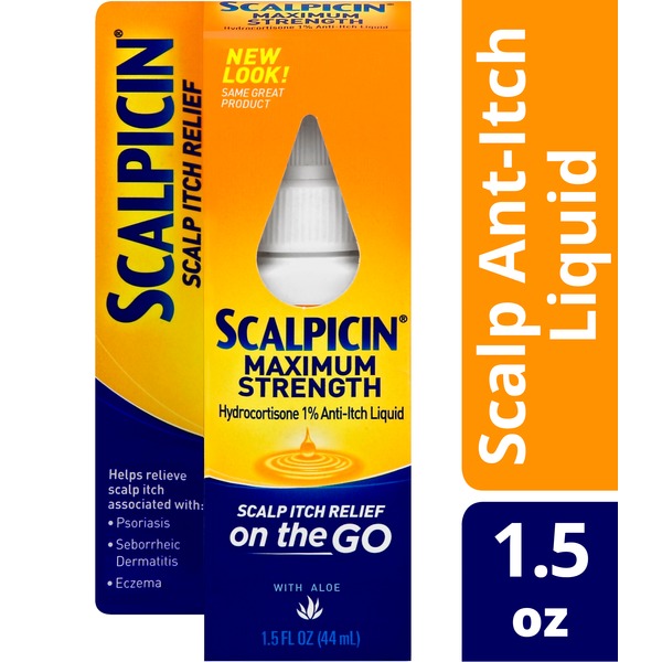 Hair Care Scalpicin Scalp Itch Relief, with Aloe, Maximum Strength hero