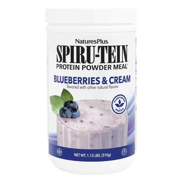 Protein & Meal Replacements NaturesPlus SPIRU-TEIN Protein Powder Meal- Blueberries & Cream hero