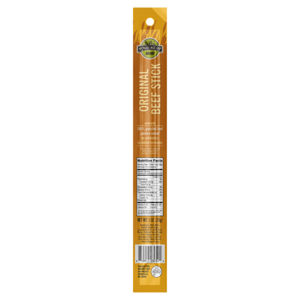 Popcorn & Jerky Hickory Nut Gap Original Beef Stick, Grassfed hero