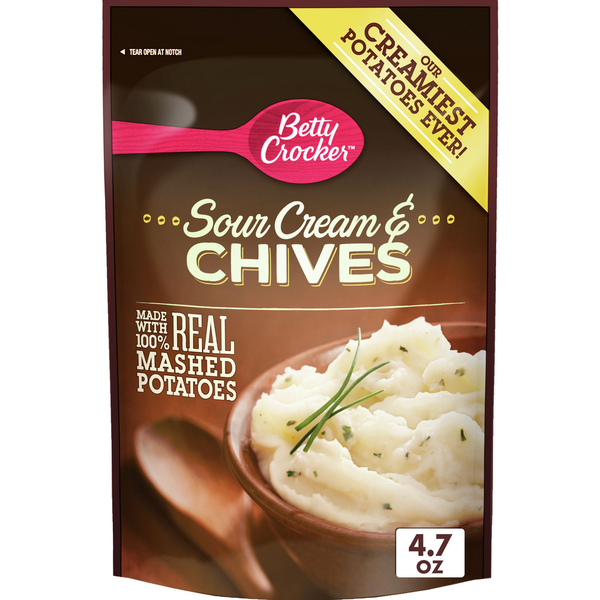 Instant Foods Betty Crocker Sour Cream and Chives Potatoes hero