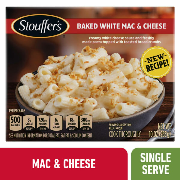 Frozen Meals Stouffer's Classics Baked White Macaroni And Cheese Frozen Entrée hero