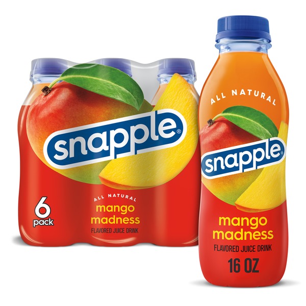 Juice & Nectars Snapple Mango Madness Juice Drink hero