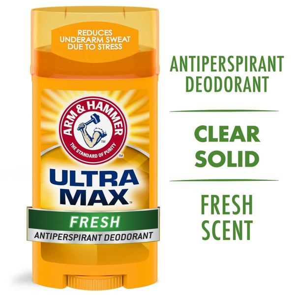 Deodorants Arm & Hammer Ultra Max Fresh Advanced Sweat Control Antiperspirant Solid hero