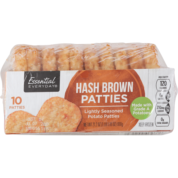 Frozen Breakfast Essential Everyday Hash Brown Patties hero