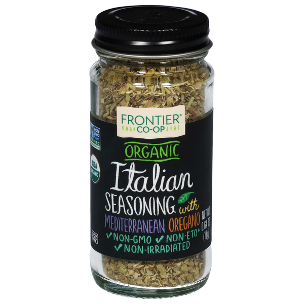 Spices & Seasonings Frontier Co-op Seasoning, with Mediterranean Oregano, Italian hero