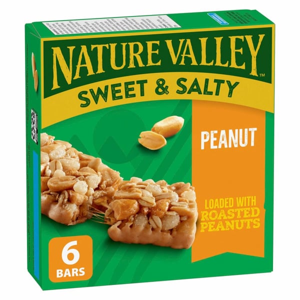 Energy & Granola Bars Nature Valley Granola Bars, Sweet and Salty Nut, Peanut hero