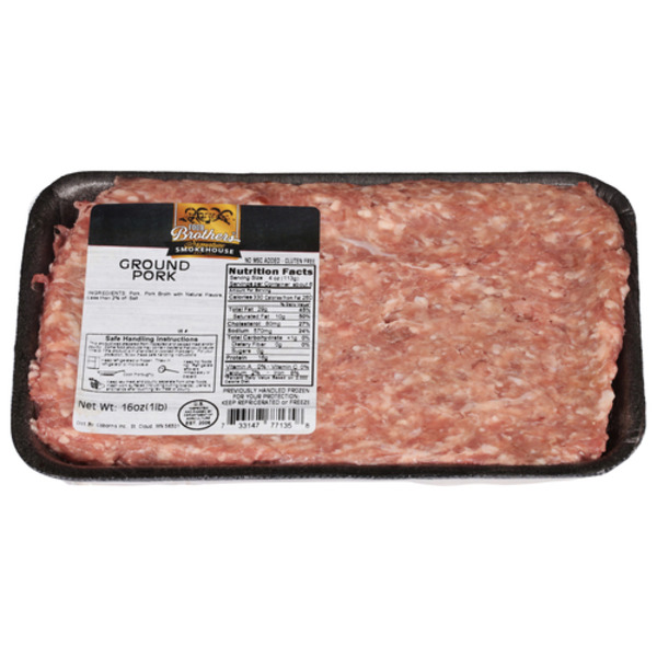 Meat Counter Four Brothers Signature Smokehouse Premium Ground Pork hero