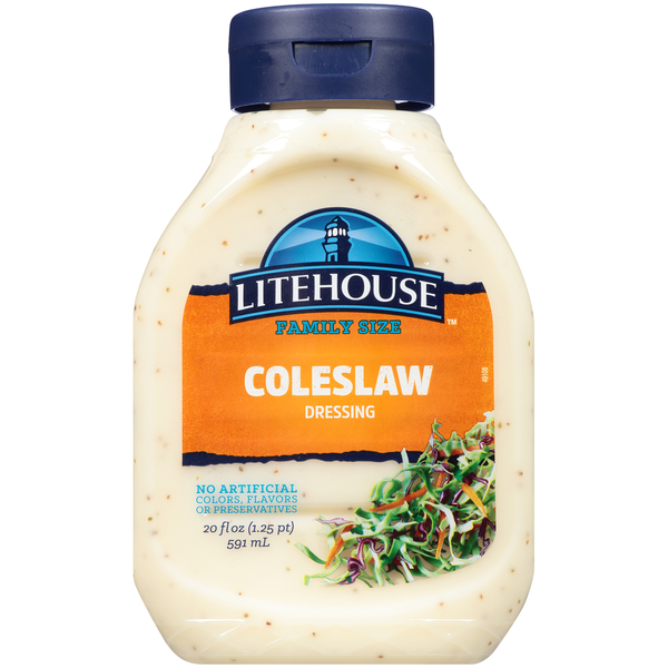 Salad Dressing & Toppings Litehouse Family Size Coleslaw Dressing hero