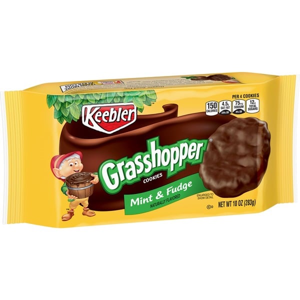 Cookies & Cakes Keebler Grasshopper Cookies Mint & Fudge hero