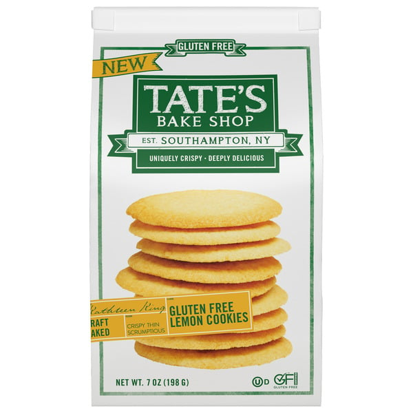 Cookies & Cakes Tate's Bake Shop Gluten Free Lemon Cookies hero