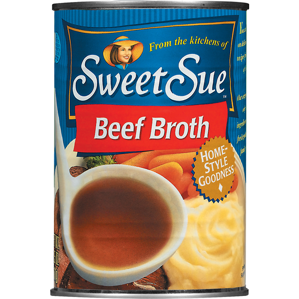 Holiday Items Sweet Sue Beef Broth hero