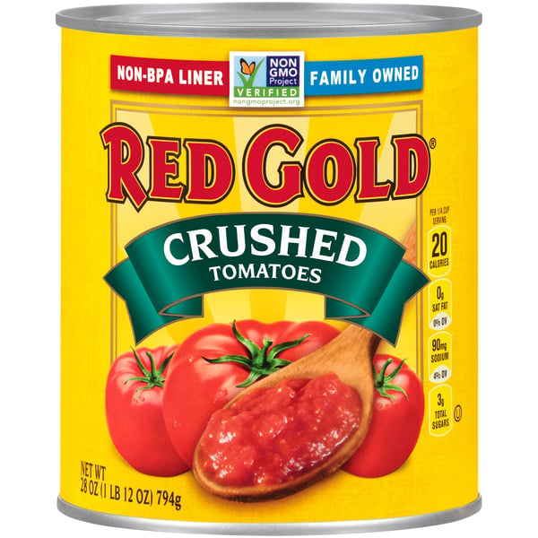 Canned & Jarred Vegetables Red Gold Crushed Tomatoes hero