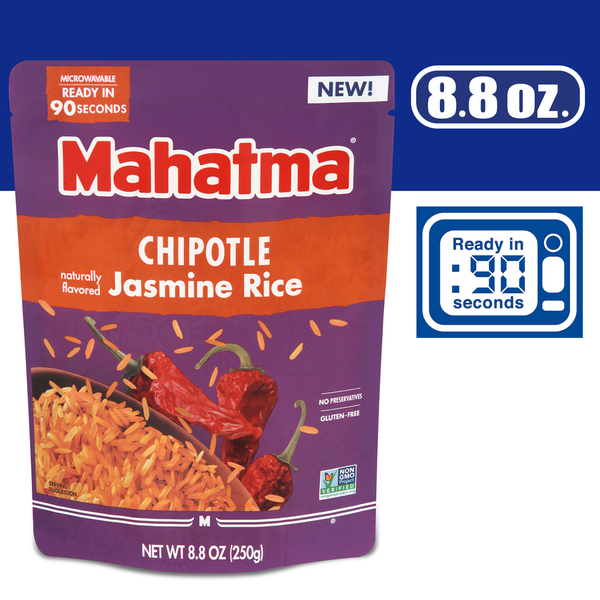 Grains, Rice & Dried Goods Mahatma Jasmine Rice, Chipotle hero