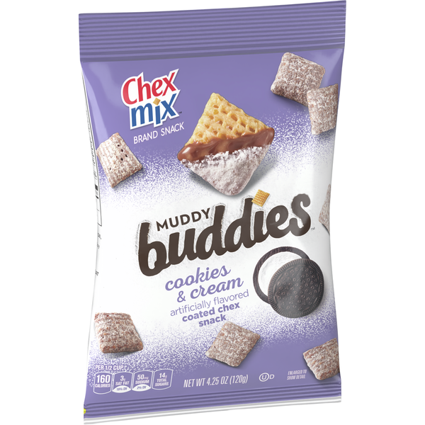 Trail Mix & Snack Mix Chex Mix Cookies and Cream Muddy Buddies Lunch Box Snack Bag hero