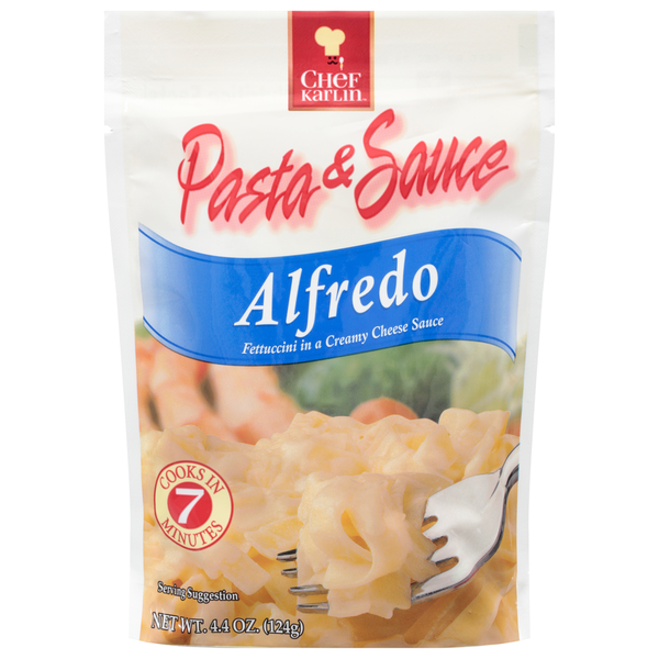 Instant Foods Karlin Foods Pasta & Sauce, Alfredo hero