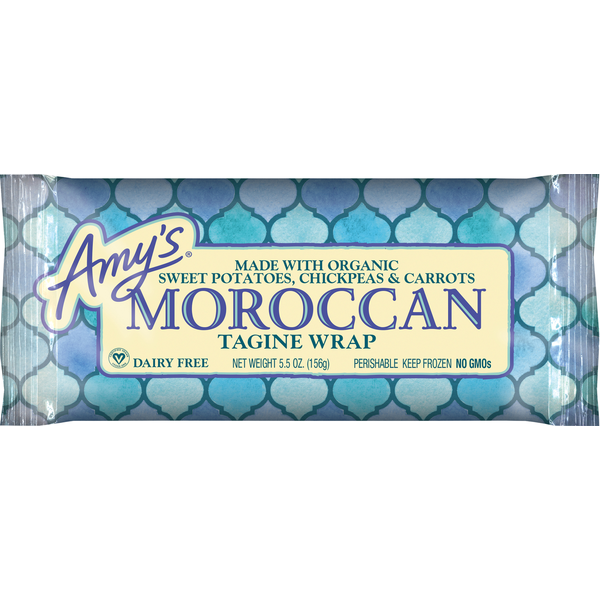 Frozen Meals Amy's Kitchen Moroccan Tagine Wrap hero