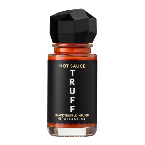 Latino Foods TRUFF Mini Hot Sauce, Black Truffle Infused hero