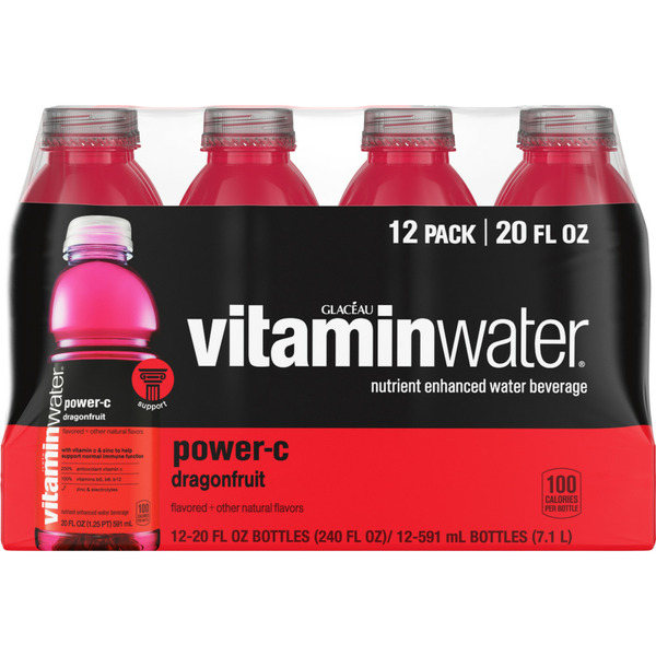 vitaminwater Power-C, Dragonfruit Bottles hero