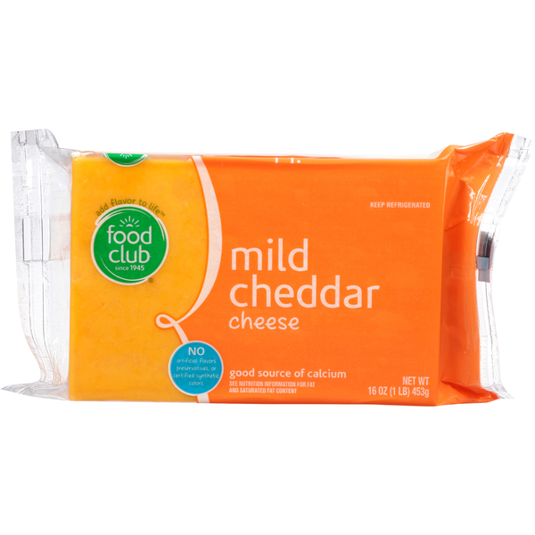 Packaged Cheese Cheese, Mild Cheddar hero