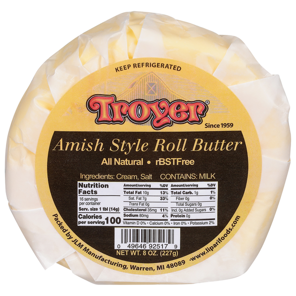 Buns & Rolls Troyer Roll Butter, Amish Style hero