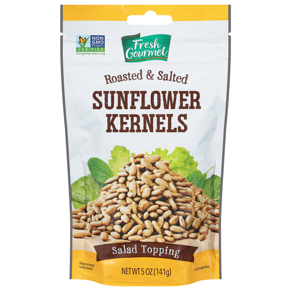 Nuts, Seeds & Dried Fruit Fresh Gourmet Sunflower Kernels, Roasted & Salted, Salad Topping hero