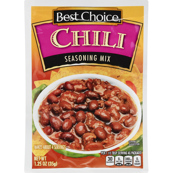 Holiday Items Best Choice Seasoning Mix, Chili hero