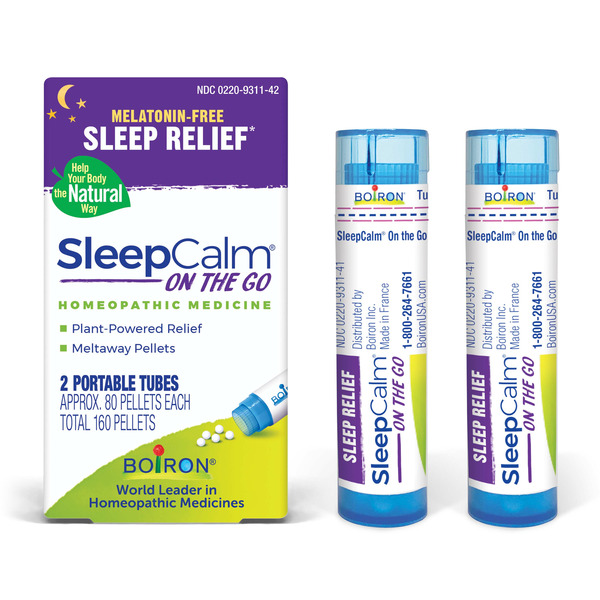 Stress & Sleep Aids Boiron SleepCalm 80 Pellets, Homeopathic Medicine For Sleep Relief hero