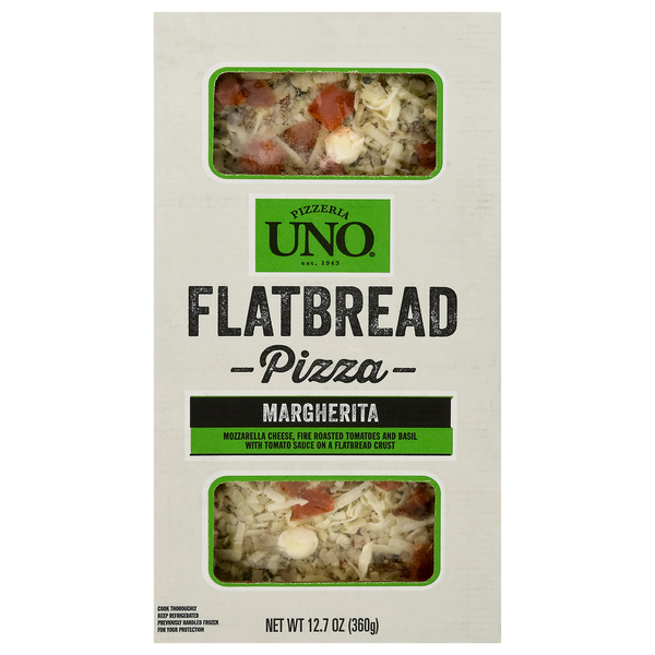 Frozen Pizza Pizzeria Uno Flatbread Pizza, Margherita hero