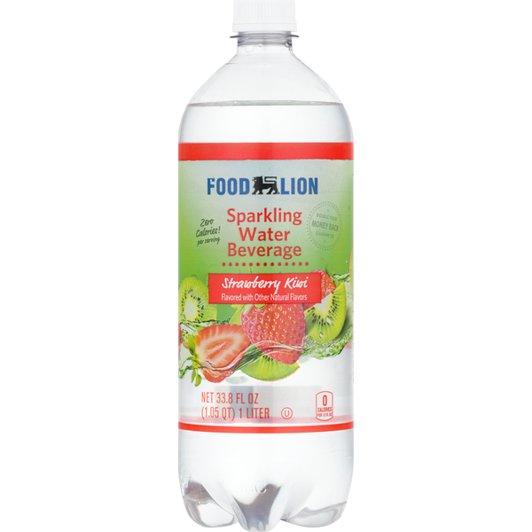 Water, Seltzer & Sparkling Water Food Lion Sparkling Water Beverage, Strawberry Kiwi hero