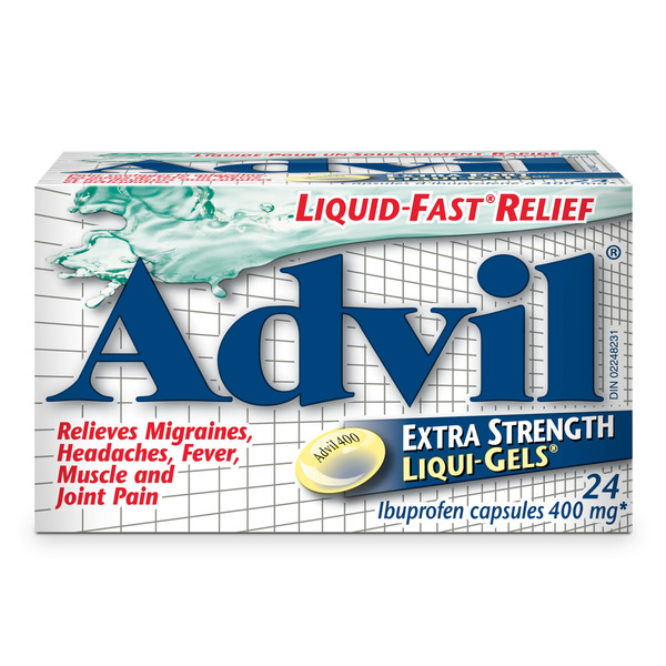 Muscles, Joints & Pain Relief Advil 400 Mg Liqui-Gels hero