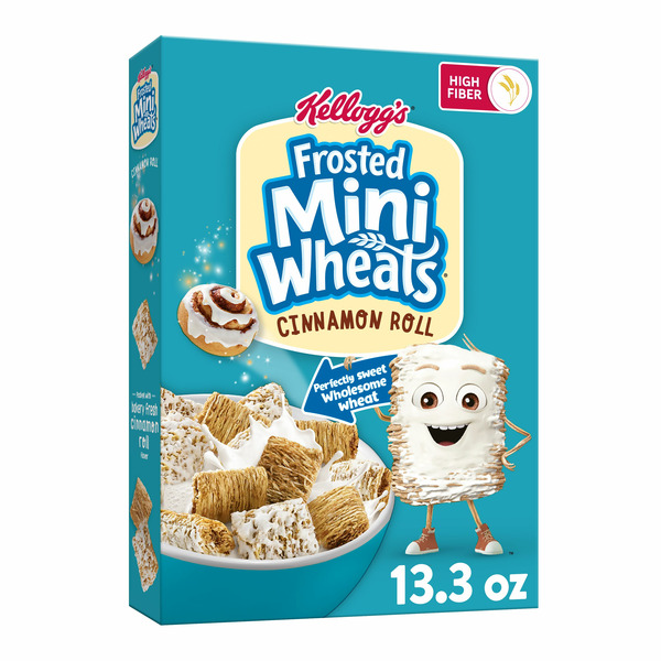 Frosted Mini-Wheats Breakfast Cereal, Kids Cereal, Family Breakfast, Cinnamon Roll hero