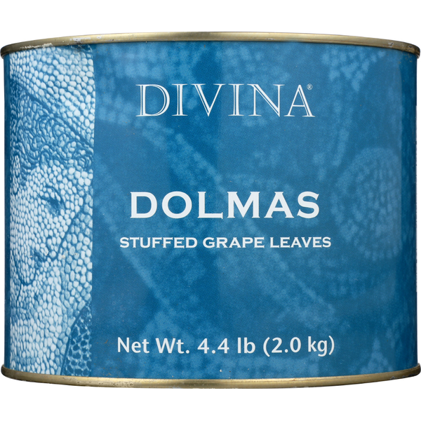 Canned & Jarred Vegetables Divina Dolmas Bulk hero