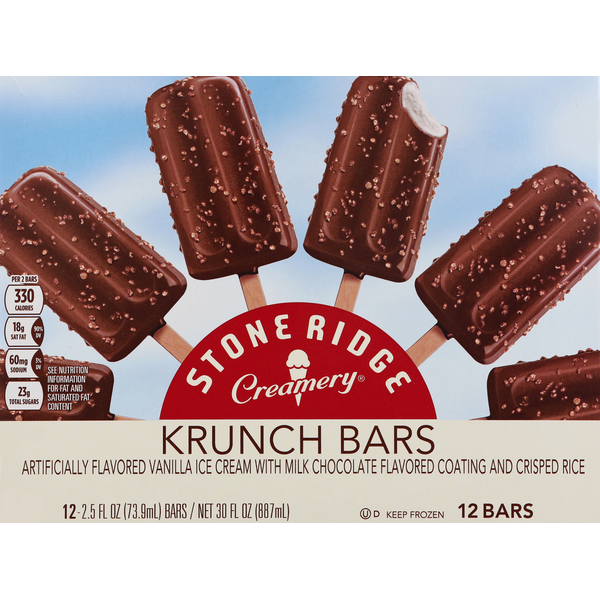 Ice Cream & Ice Stoneridge Creamery Krunch Bars hero