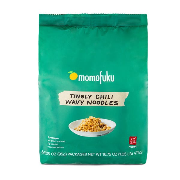 Dry Pasta Momofuku Tingly Chili Wavy Noodles hero