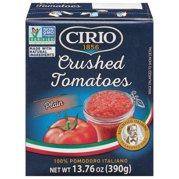 Canned & Jarred Vegetables Cirio Tomatoes, Crushed, Plain hero