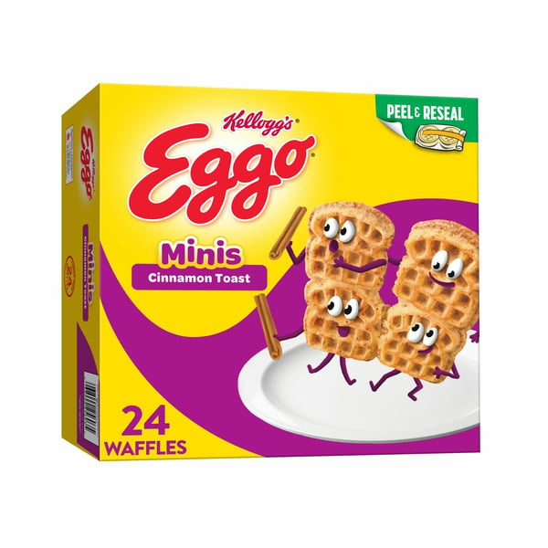 Frozen Breakfast Eggo Minis Frozen Waffle Bites, Frozen Breakfast, Breakfast Food, Cinnamon Toast hero