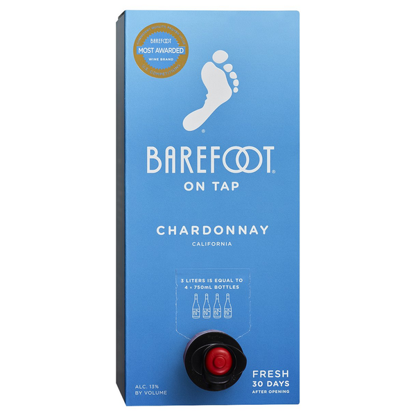 White Wines Barefoot On Tap Chardonnay White Wine Box Wine hero