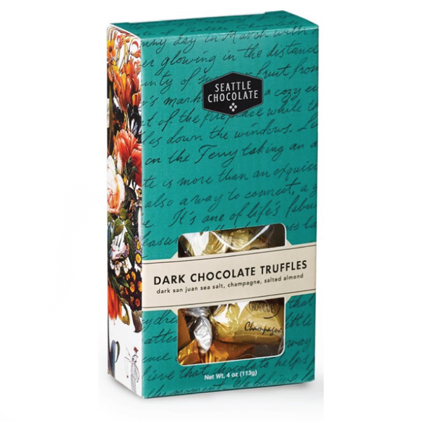 Candy & Chocolate Seattle Chocolate Dark Chocolate Truffle Box hero