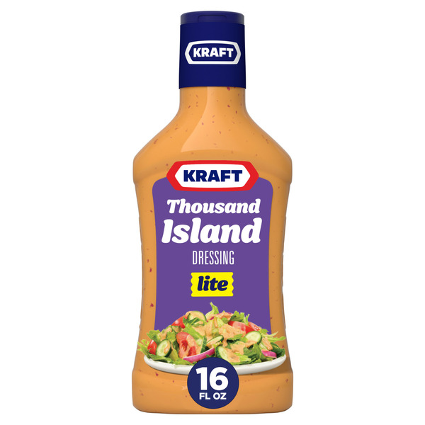 Salad Dressing & Toppings Kraft Thousand Island Lite Salad Dressing hero