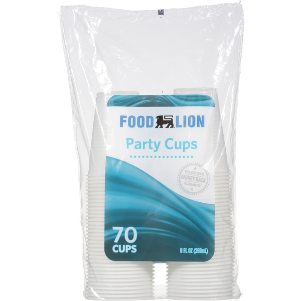 Plates, Bowls, Cups & Flatware Food Lion Party Cups, 9 Ounce hero