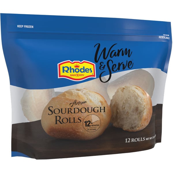 Bread Rhodes Bake-N-Serv Sourdough Rolls hero