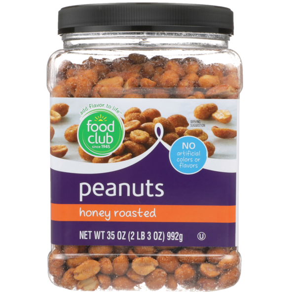 Nuts, Seeds & Dried Fruit Food Club Honey Roasted Peanuts hero