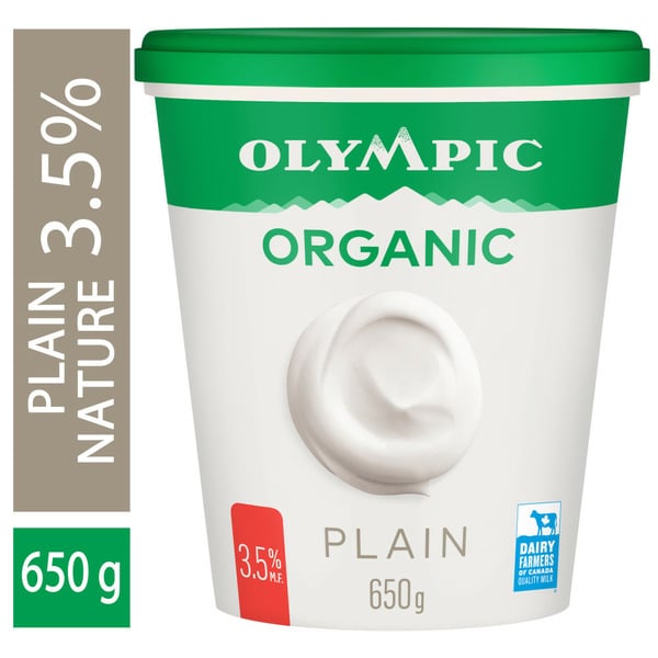 Yogurt & Kefir Olympic 3.5% Plain Yogurt hero