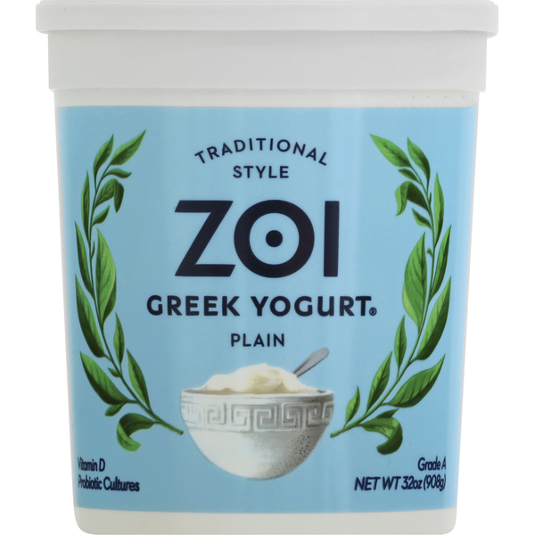 Yogurt Zoi Greek Yogurt Yogurt, Greek, Plain, Traditional Style hero