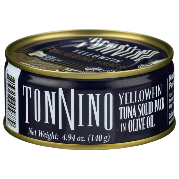 Canned Meat, Seafood & Beans Tonnino Tuna Yellowfin Solid Pack Light in Oil hero