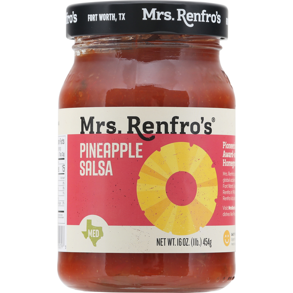 Preserved Dips & Spreads Mrs. Renfro's Salsa, Pineapple, Medium hero