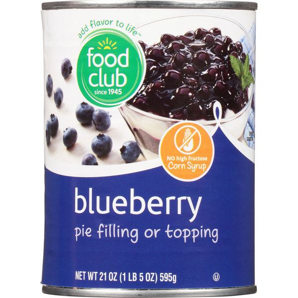 Baking Ingredients Food Club Pie Filling or Topping, Blueberry hero