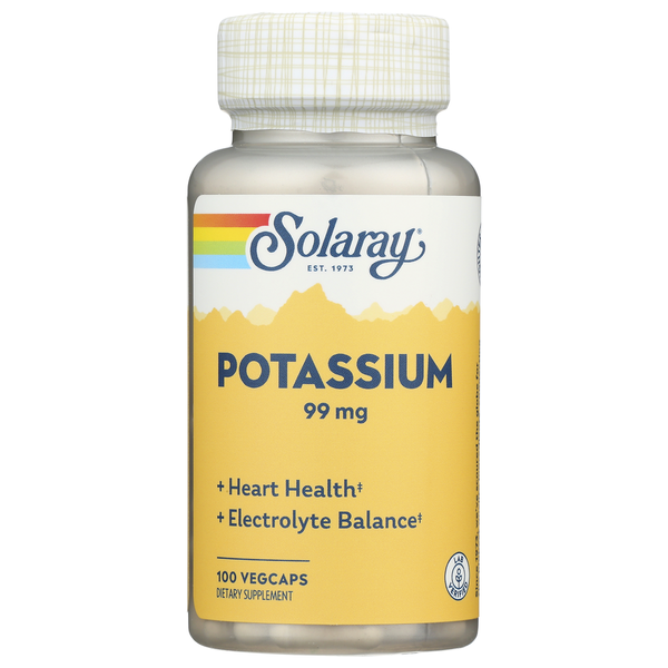 Vitamins & Supplements Solaray Potassium 99 hero