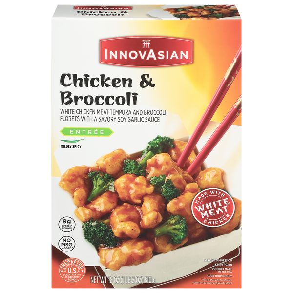 Frozen Meals InnovAsian Chicken & Broccoli, Frozen Multi-Serve Entrée hero