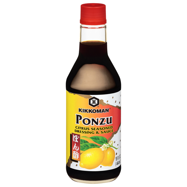 Asian Foods Kikkoman Ponzu Citrus Seasoned Dressing & Sauce hero